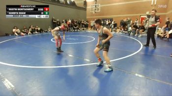 100 lbs Semifinal - Rustin Montgomery, Brothers Of Steel Wrestling Club vs Korbyn Shaw, Declo Stingers
