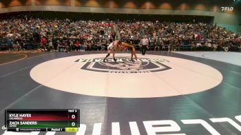 150 lbs Champ. Round 1 - Zach Sanders, Aztec vs Kyle Hayes, Calaveras