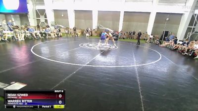 157 lbs Round 2 (8 Team) - Noah Szwed, Michigan vs Warren Ritter, Minnesota Red