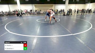 215 lbs Round Of 64 - Gavin Gaylor, OH vs Patrick Donahue, DE