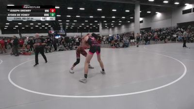 132 lbs Cons. Rd Of 64 - Joseph Drewry, Wave Wrestling Club vs Ayden De Voney, Basement Brawlers Wrestling Club