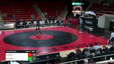 165 lbs Finals (2 Team) - Kyle Grey, Morgan State vs Bryce Griffin, Davidson