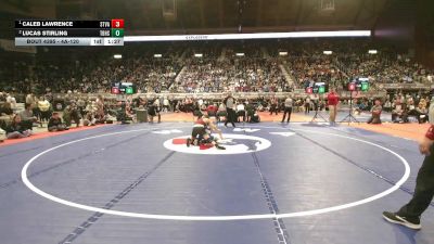 4A-120 lbs 1st Place Match - Caleb Lawrence, Star Valley vs Lucas Stirling, Thunder Basin High School