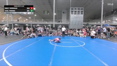 48 lbs Round 1 (6 Team) - Emily Kerrigan, Poquoson-Pitbull vs Axel Trindel, Outlaws K-6