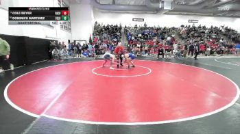 165 lbs Quarterfinal - Dominick Martinez, Fort Lupton vs Cole Beyer, Valor Christian