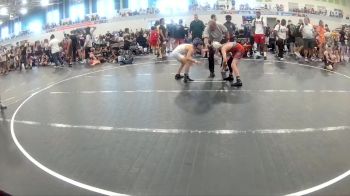 84 lbs Cons. Round 1 - Treyson Denning, Crystal Coast Grapplers vs Jt Sinsabaugh, Palm Bay