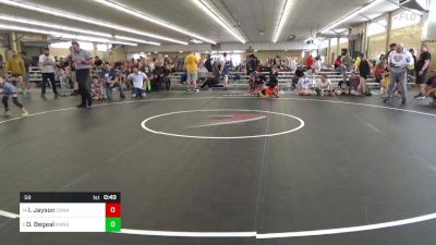 58 lbs Semifinal - Isaac Jayson, Canastota vs Owen Begeal, Masonville