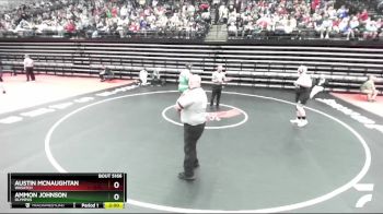 285 lbs Quarterfinal - Austin Mcnaughtan, Wasatch vs Ammon Johnson, Olympus