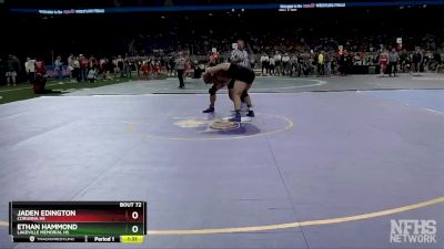 D3-215 lbs Champ. Round 1 - Ethan Hammond, LakeVille Memorial HS vs Jaden Edington, Corunna HS