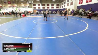 157 lbs Champ. Round 2 - Donald Griffin, Central Methodist vs Ellis Otting, Cumberland (Tenn.)