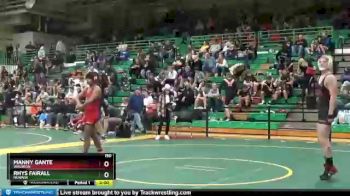 150 lbs Champ. Round 3 - Manny Gante, WAUSEON vs Rhys Fairall, NEWARK