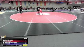 103 lbs Cons. Round 4 - Mana Chanthasone, Chadron State vs Zurri Zamora, North Central (IL)