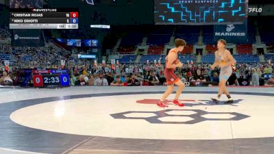 106 lbs Champ. Rd Of 16 - Cristian Rojas, VA vs Niko Odiotti, IL