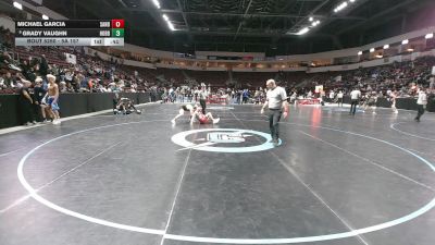 5A 157 lbs Cons. Round 2 - Michael Garcia, Sandia vs Grady Vaughn, Hobbs