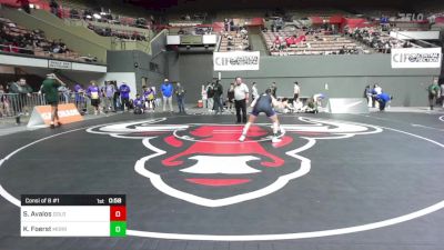 140 lbs Consi Of 8 #1 - Samuel Avalos, Golden Valley vs Kyle Foerst, Morro Bay