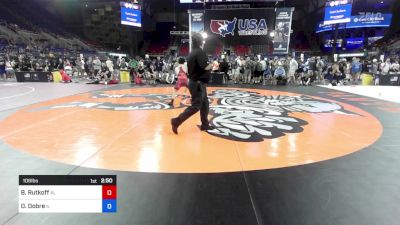 106 lbs Cons 16 #1 - Bobby Rutkoff, AL vs Dimitri Dobre, IL