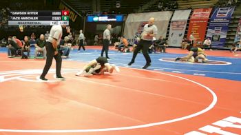 106 Class 2 lbs Quarterfinal - Jace Amschler, Ste. Genevieve vs Dawson Ritter, Logan-Rogersville
