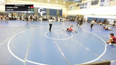 132 lbs Cons. Round 4 - Jayden Yazzie, El Modena vs Sam Aid, Big Kat