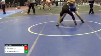 114 lbs Quarterfinal - Coen Burrows, Slam Wrestling vs Cole Schumacher, Bear Claw WC