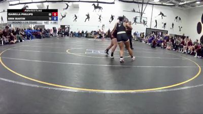 180 lbs Round 1 (16 Team) - Isabella Phillips, Gannon University vs Erin Martin, Tiffin University