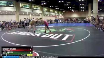 220 lbs Round 5 (8 Team) - Cassidy Grubbs, Funky Monkey vs Levi Wieman, SD Blue