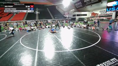 150 lbs Mia Peery, Idaho 1 HS Girls vs Justine Perez, California HS Girls