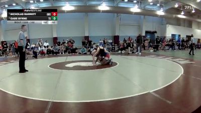 140 lbs Semifinal - Nicholas Barrett, Grizzly Wrestling Club vs Gabe Byrne, Team Cobra