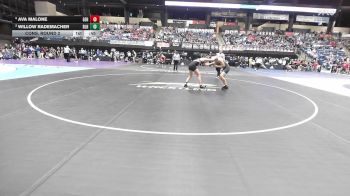 135 lbs Cons. Round 2 - Willow Rademacher, Basehor-Linwood HS vs Ava Malone, Goddard-Eisenhower HS