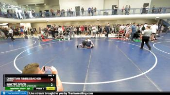 120 lbs Cons. Round 2 - Sawyer Grow, Mountain Ridge Youth Wrestling vs Christian Rindlisbacher, Ravage