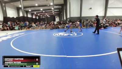 175 lbs Cons. Round 1 - Andrew Snyder, CNWC Concede Nothing Wrestling Club vs Anthony Martone, Washington