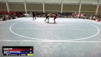 165 lbs Semis & 3rd Wb (16 Team) - Lucas Boe, Indiana vs Brett Arnoldussen, Colorado