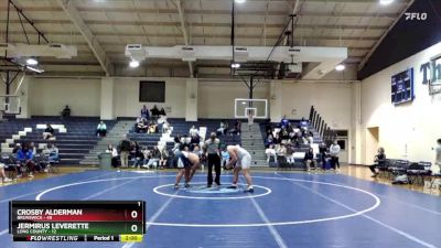 285 lbs Finals (2 Team) - Jermirus Leverette, Long County vs Crosby Alderman, Brunswick