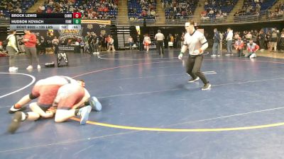 135 lbs Consy 3 - Brock Lewis, Cambria Heights vs Hudson Kovach, Forest Hills