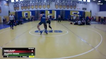 138 Blue Semifinal - Dario Duany, Lake Brantley Hs vs Brandon Higgins, Camden