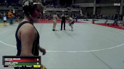 110 lbs 5th Place Match - Heston Gerads, Little Falls vs Chase Laffin, Crosby Ironton