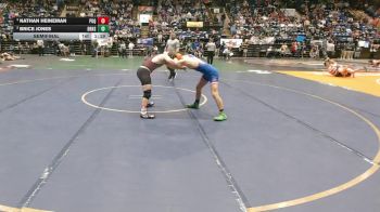 2 - 138 lbs Semifinal - Nathan Heineman, Poquoson vs Brice Jones, Dan River High School