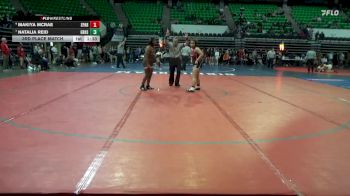 6-7A 152 3rd Place Match - Natalia Reid, Grissom HS vs Makiya McRae, Sparkman