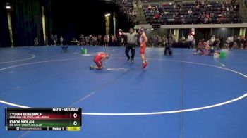 90 lbs Round 1 - Tyson Edelbach, Wabasha-Kellogg-Alma-Pepin vs Knox Nolan, Big Game Wrestling Club