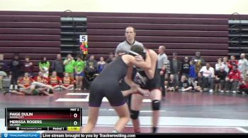 105B 1st Place Match - Paige Dulin, Mason City vs Merissa Rogers, Oelwein