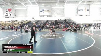 102 lbs Cons. Round 3 - Gabe MacVittie, Clarence Wrestling Club vs Mason Raymo, Club Not Listed