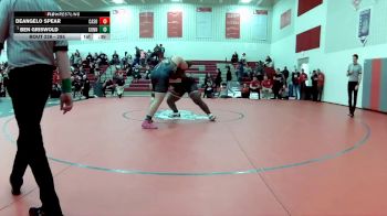 285 lbs 3rd Place Match - Ben Griswold, Conneaut vs DeAngelo Spear, Canton South