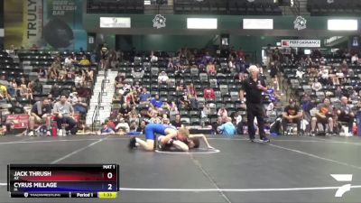 87 lbs Cons. Semi - Jack Thrush, AZ vs Cyrus Millage, IA