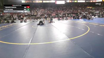 5A 106 lbs Quarterfinal - Isaiahs Garcia, Nampa vs Cylar Bail, Middleton