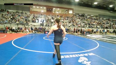 U23 Women - 68 lbs Champ. Round 1 - Shannon Workinger, WA vs Charlize Jewell, CA