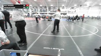 74 lbs 3rd Place - Billy Noonan, Red Roots WC vs Nicholas Bagni, Burlington