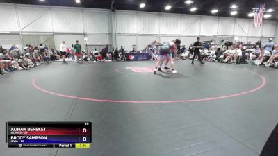 190 lbs Placement Matches (16 Team) - Alihan Bereket, Illinois vs Brody Sampson, Iowa