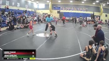 72 lbs Round 1 - Aiden Yiakas, White Knoll vs Jesse Barlow, Legacy Elite Wrestling