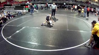 95 lbs Cons. Round 5 - Harley Austin, Fairbury Matmen vs Linkyn Moon, FoxFit