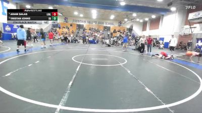 157 lbs 7th Place Match - Adam Salas, Los Alamitos vs Tristan Johns, Bishop Gorman HS