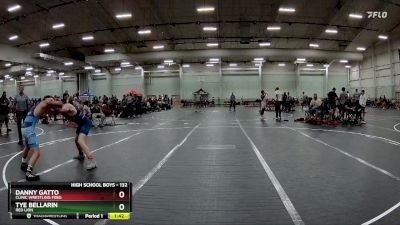 132 lbs Cons. Round 5 - Danny Gatto, Clinic Wrestling FXBG vs Tye Bellarin, Red Lion